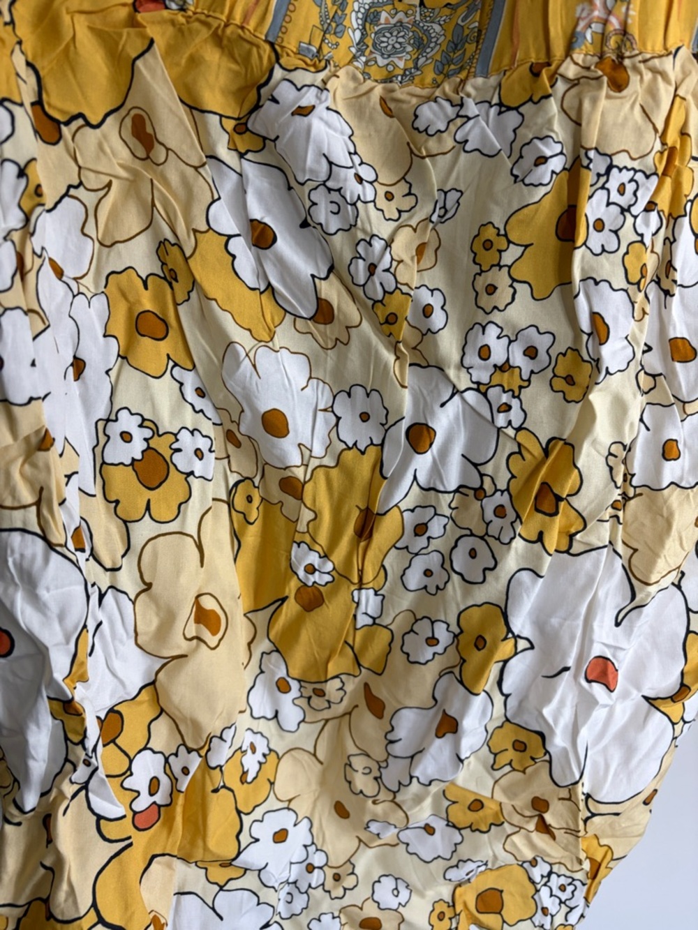 Yellow Floral Tie-Shoulder Tank Top women’s 2x - new! - Picture 5 of 6